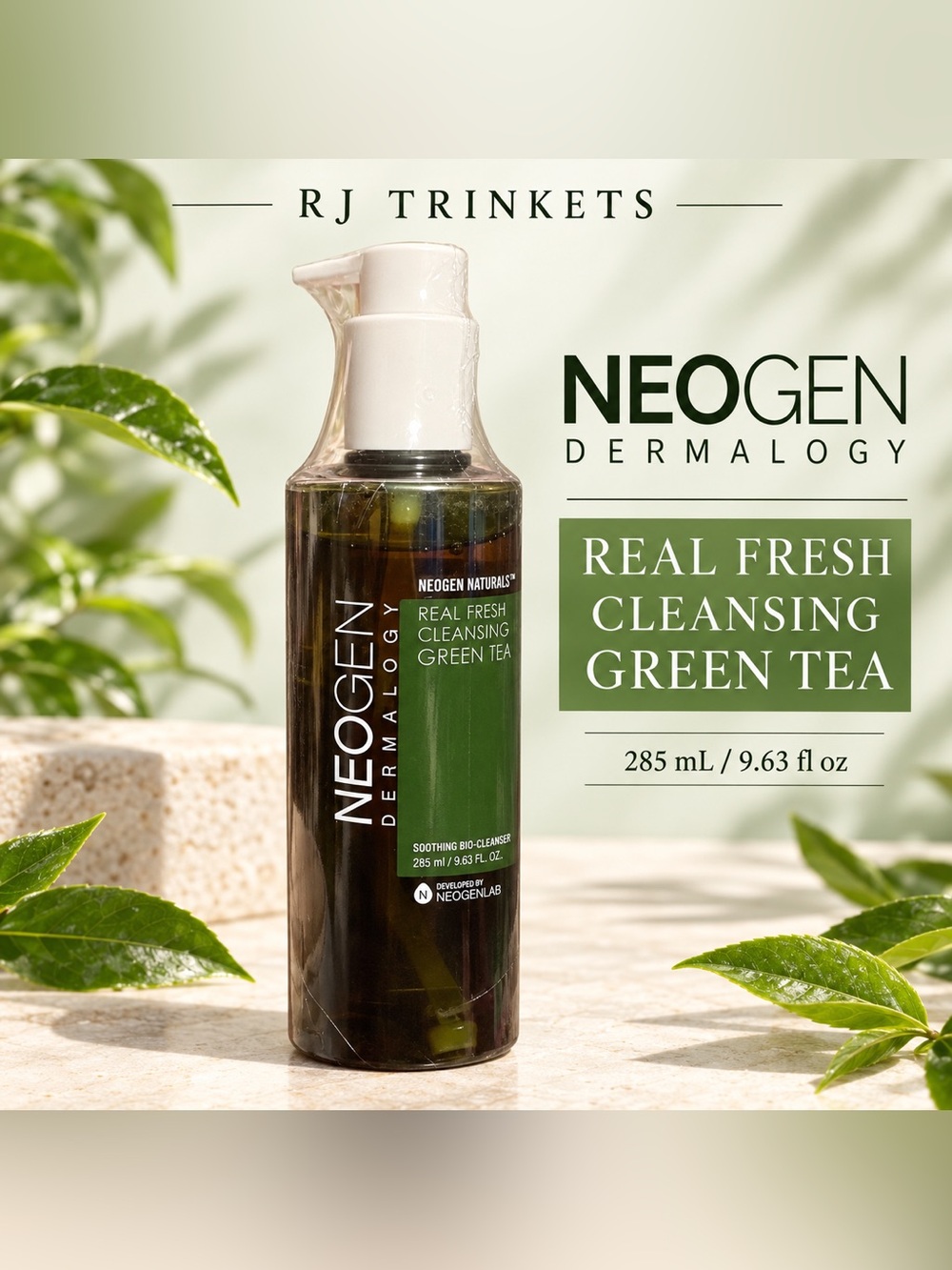 Real Fresh Cleansing Green Tea - Green